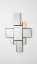 Strata multi-panel statement mirror